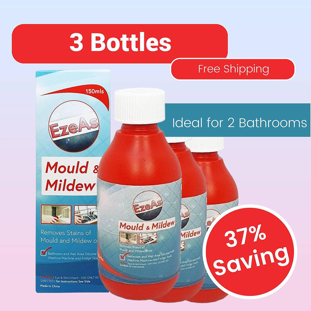 EzeAs Mold &amp; Mildew Remover - 3 Bottes - Buy 2 Get 1 Free